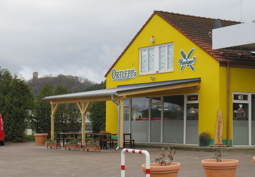 Imbiss "Burgenschmaus" von außen