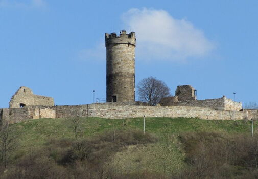 Mühlburg aus der Ferne - Mühlberg